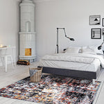 Galaxy Collection Distressed Multi Soft Area Rug
