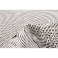 Chocolate Bordered Indoor/ Outdoor Rug