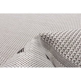 Chocolate Bordered Indoor/ Outdoor Rug
