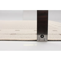 Chocolate Bordered Indoor/ Outdoor Rug