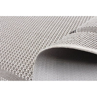 Chocolate Bordered Indoor/ Outdoor Rug