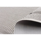 Chocolate Bordered Indoor/ Outdoor Rug
