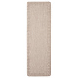 Chocolate Bordered Indoor/ Outdoor Rug