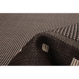 Chocolate Bordered Indoor/ Outdoor Rug