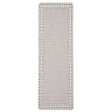 Chocolate Bordered Indoor/ Outdoor Rug