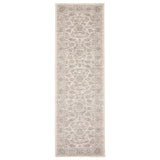 Ornament Floral Grey/Ivory Casual Soft Rug