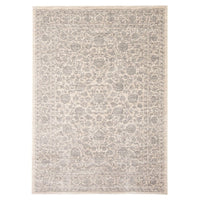 Ornament Floral Grey/Ivory Casual Soft Rug