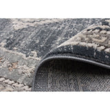 Blue Grey Bijar Casual Soft Rug