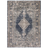 Blue Grey Bijar Casual Soft Rug