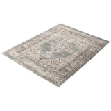 Blue Grey Bijar Casual Soft Rug