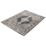 Blue Grey Bijar Casual Soft Rug