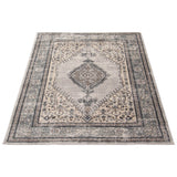 Blue Grey Bijar Casual Soft Rug