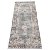Blue Grey Bijar Casual Soft Rug