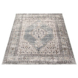 Blue Grey Bijar Casual Soft Rug