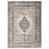 Blue Grey Bijar Casual Soft Rug
