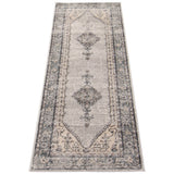 Blue Grey Bijar Casual Soft Rug
