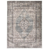 Blue Grey Bijar Casual Soft Rug