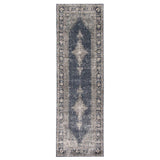 Blue Grey Bijar Casual Soft Rug