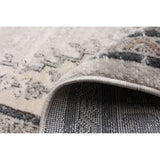 Blue Grey Bijar Casual Soft Rug