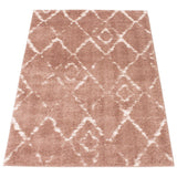 Modern & Contemporary Pink Area Rug Shag