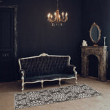 Kate Floral Damask Transitional Soft Area Rug