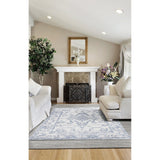 Hand-knotted Monterey Silk M16B Grey Soft Rug