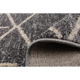 Dark Grey Chcolate Diamond Casual Soft Rug