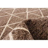 Dark Grey Chcolate Diamond Casual Soft Rug