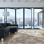 Grey Abstract Modern & Contemporary Soft Rug