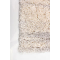 Modern Contemporary Cream Shag Area Rug