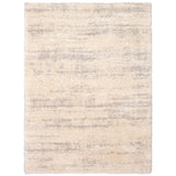 Modern Contemporary Cream Shag Area Rug