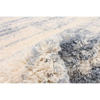 Modern Contemporary Cream Shag Area Rug