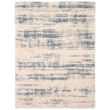 Modern Contemporary Cream Shag Area Rug