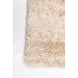 Modern Contemporary Cream Shag Area Rug