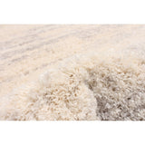 Modern Contemporary Cream Shag Area Rug