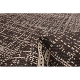 Black Bordered Indoor/ Outdoor Soft Rug