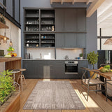 Black Bordered Indoor/ Outdoor Soft Rug