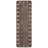 Black Bordered Indoor/ Outdoor Soft Rug