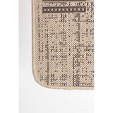 Black Bordered Indoor/ Outdoor Soft Rug