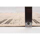 Black Bordered Indoor/ Outdoor Soft Rug