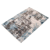 Modern Contemporary Soft Rug Blue