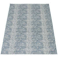 Animal Print Blue Modern Contemporary Soft Rug