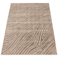 Abstract Grey Modern Contemporary Soft Rug