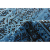 Angelina Floral Blue Soft Area Rug