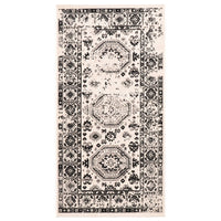 Angelina Floral Blue Soft Area Rug