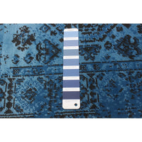 Angelina Floral Blue Soft Area Rug