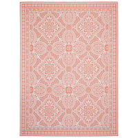 Floral Damask Indoor/Outdoor Area Rug