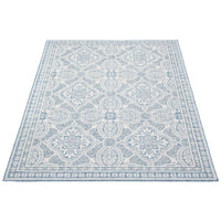 Floral Damask Indoor/Outdoor Area Rug