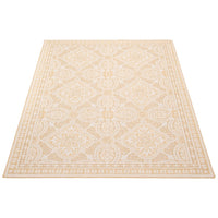 Floral Damask Indoor/Outdoor Area Rug