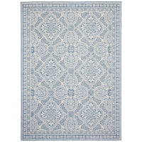 Floral Damask Indoor/Outdoor Area Rug